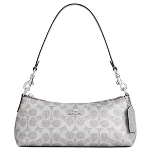 COACH Charlotte 25 Silver.
