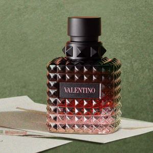 قارورة عطر فالنتينو Eminent بلون بني وتصميم مضلع