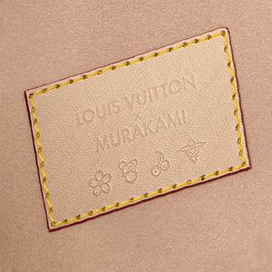 LOUIS VUITTON x Takashi Murakami Takashi Murakami Collaboration All In BB White Sancai Letter Logo Monogram Coated Canvas Bucket Bag Handbag Single Shoulder Bag Small Women's White