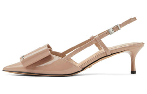 Charles & Keith High Heel | 🎀 حذاء الفيونكة الأنيق بكعب مريح (5.2 سم) ✨.