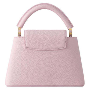 LOUIS VUITTON Capucines Metallic Pink.