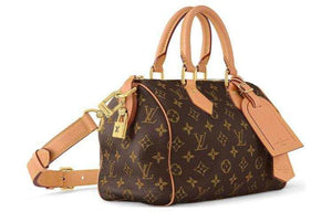 حقيبة Louis Vuitton Speedy 25 Monogram بنقشة كلاسيكية.