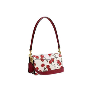 Tabby 20 With Cherry Print حقيبة كتف تابي 20 بطبعة الكرز.