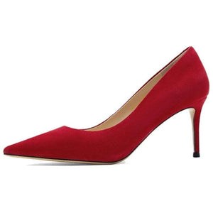 NINE WEST Pointed toe thin high heels 9.5cm.