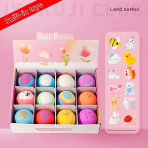 best bath toys : مجموعات كرات ملح الاستحمام البلورية للأطفال.