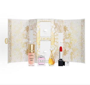 DIOR Mini Montaigne Perfume Sample Set Limited Edition Advent Calendar Eau de Toilette (EDT) + Pink Diamond Serum 10ml + Miss Dior Perfume 5ml + Genuine Dior