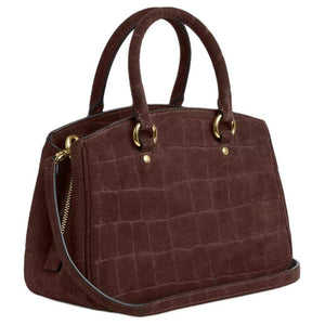 COACH Savannah 28 leather Crossbody Tote Large Maple.