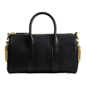 COACH x CLOT Collaboration COMPASS 25 Printed Design Zipper Closure Leather Handbag Medium Women's Mixed Black