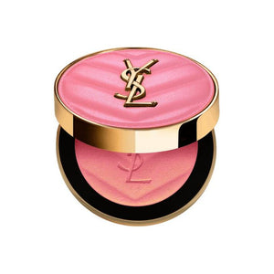 بلاشر بودرة لامع بشعار YSL، صورة للعلبة الدائرية