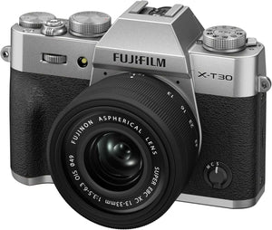 Fujifilm كاميرا رقمية X-T30 III / 13-33 ملم من فوجي فيلم لون فضي.