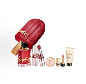 YSL Saint Laurent Berry Eau de Parfum Set Limited Edition Gift Box, Fruity Eau de Parfum EDP, Raspberry, Blackberry, Vanilla 5-Piece Set >