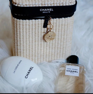CHANEL Chanel defined bamboo basket perfume set Paris - Riviera fragrance + light >