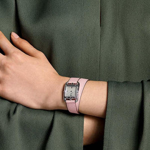 Hermes Cape Cod watch | ساعة هيرميس كيب كود بجلد الكرز الوردي 🍒✨.