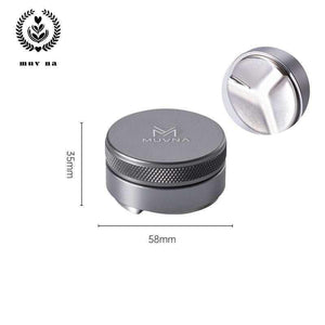 موزع قهوة Muvna قابل للتعديل مقاس 58mm بتصميم احترافي.