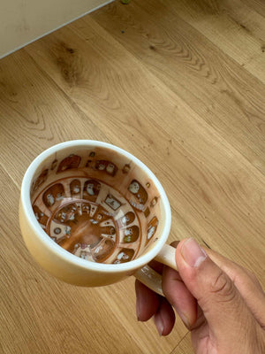 van gogh mugs ceramic cup glazed color Harry Potter.