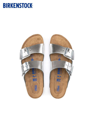 BIRKENSTOCK leather حذاء جلدي أصلي للراحة اليوميةتصميم أنيق وجودةعالية.