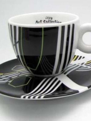 طقم أكواب Espresso من illy Art Collection بتصاميم فنية.