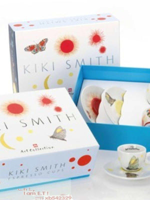 طقم Espresso Cups من illy بتصميم Kiki Smith الفني.