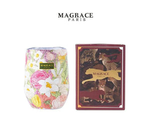 كوب قهوة MAGRACE ستانلس ستيل عازل للحرارة بتصميم U-shaped.