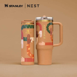 Stanley Tumbler كوب ستانلي الأصلي بأشكال فنية ونقوش مميزة ✨🎨.