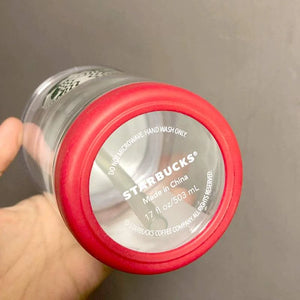 Starbucks Cup Korea bear glass cup.