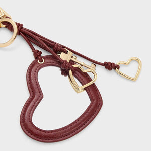 CHARLES &KEITH 26 Heart Bag Pendant Keychain.