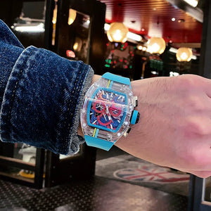 CRONUSART Sapphire Kiss Men's Men's Mechanical Watch Fully Automatic Skeleton Watch