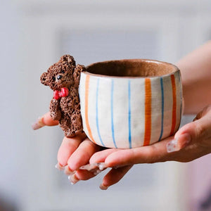 ceramic coffee cup handmade.