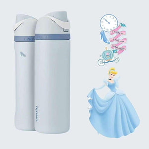 مطارة ماء Owala FreeSip بتصاميم Disney Princess المتميزة.