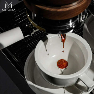 MUVNA Ceramic Latte Cup Embossed Art.