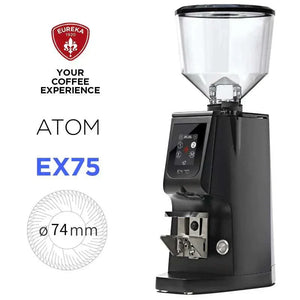 مطحنة قهوة Eureka Atom EX75 بتروس 74mm احترافية.