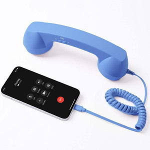 سماعة Retro Phone كلاسيكية للهواتف الذكية بألوان متعددة.