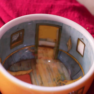 van gogh mugs bedroom cup glaze color mug.