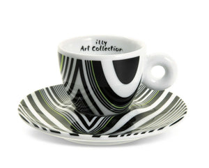 طقم أكواب Espresso من illy Art Collection بتصاميم فنية.