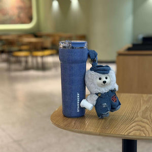 Starbucks Cup Denim Mark Accompanying Stainless Steel.