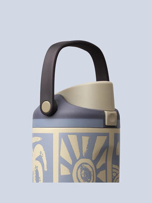 Owala Anniversary Limited New Coconut Tree 30oz Straw Cup FreeSip sway 890ml Insulated Cold Water Cup