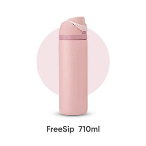 مطارة ماء Owala FreeSip عازلة للحرارة بألوان متنوعة.