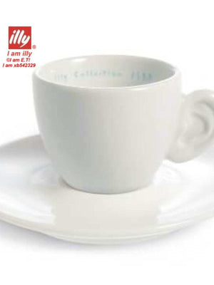 طقم أكواب Espresso من illy بتصاميم فنية متنوعة.