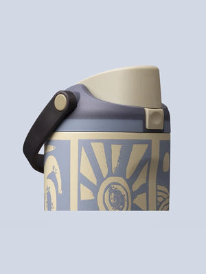 Owala Anniversary Limited New Coconut Tree 30oz Straw Cup FreeSip sway 890ml Insulated Cold Water Cup