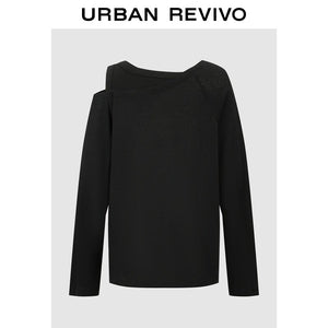 بلوزات نسائية أسود Urban Revivo من الخلف