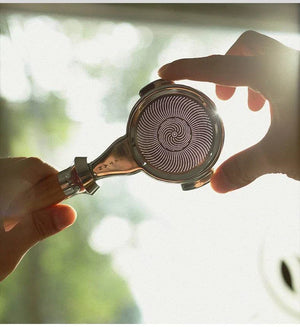 مقبض Portafilter متوافق مع 58mm بتصميم احترافي وألوان متنوعة.