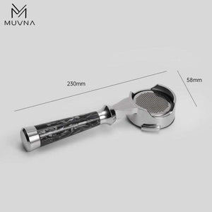 بورتافلتر مكشوف MUVNA مقاس 58mm بمقبض أنيق.