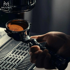 MUVNA Espresso Bottomless Handle and Press Ring Set.
