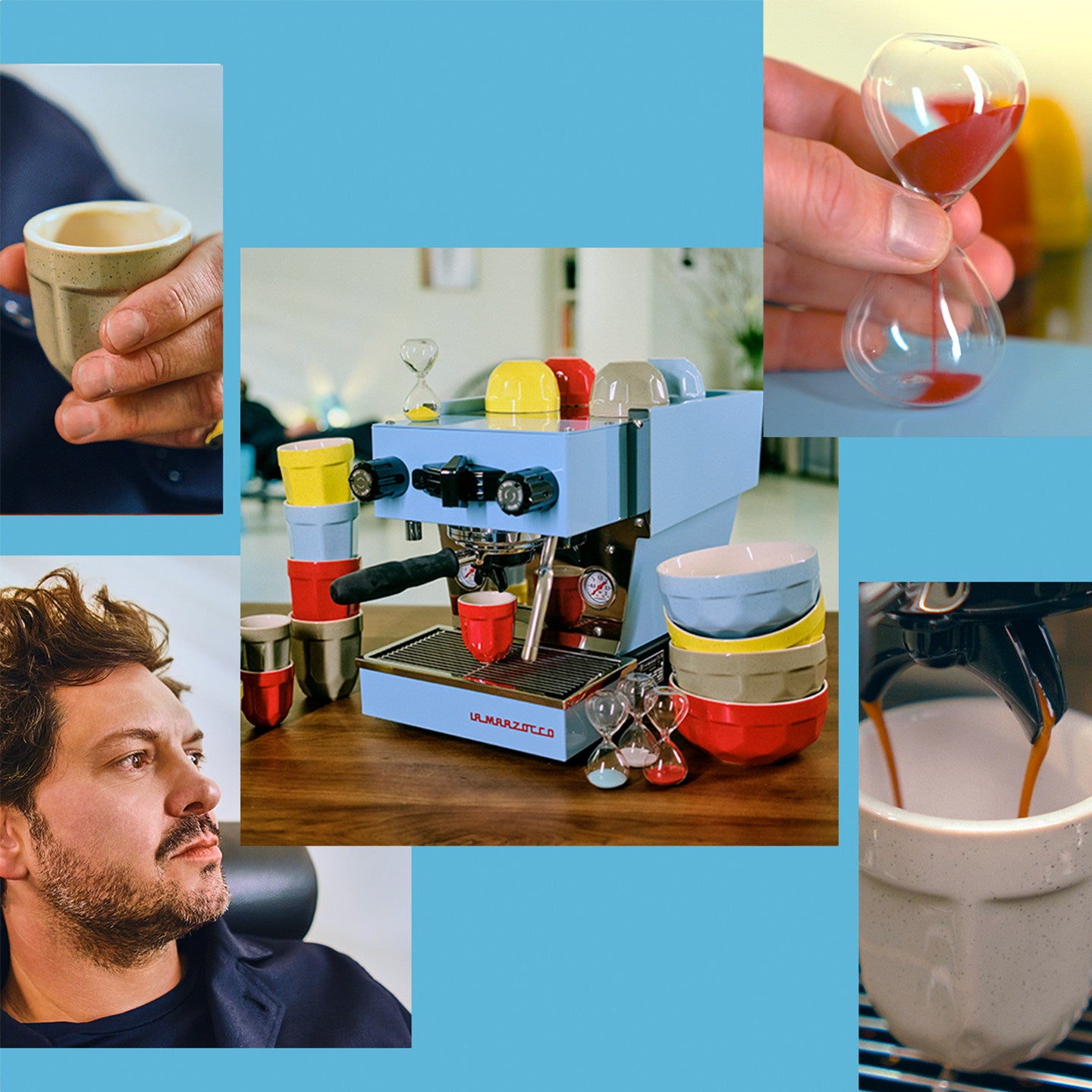 طقم أكواب La Marzocco x POLSPOTTEN سيراميك أصلي 100%