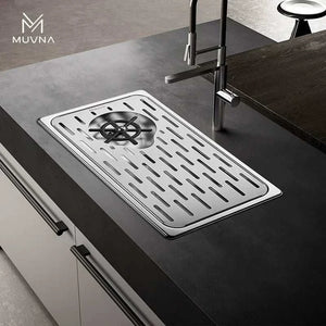 MUVNA Embedded Stainless Steel Cup Washer.