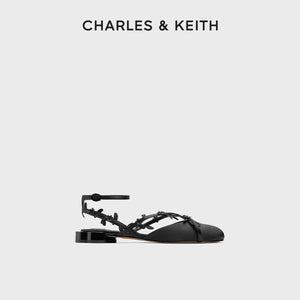 CHARLES &KEITH 26 Spring Flower Flat Sandals.