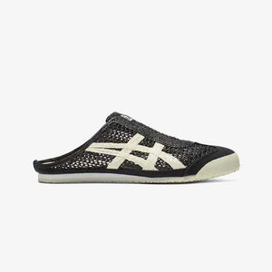 Onitsuka Tiger MEXICO 66 SABOT حذاء أسكس ميكسيكو 66 سابوت - أسود كلاسيكي شبكي.