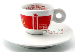 طقم فنجان قهوة Espresso من illy بتصميم Biennial Venice الحصري.