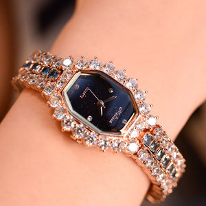 High-end luxury Marisa melissa watch fashion ladies rhinestone watch waterproof ladies watch quartz watch.