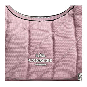 COACH CARMEN 20 Denim in leather Crossbody tote Mini Carnation.